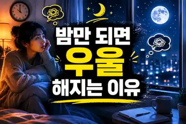밤되면우울