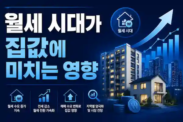 월세 시대가 집값에 미치는 영향, 앞으로 집값은 오를까 떨어질까? 꼭 알아야 할 변화