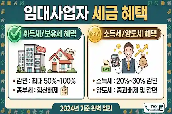 임대 사업자 세금 혜택 총 정리! 등록만 잘해도 수백 만 원 아끼는 절세 전략 완벽 가이드