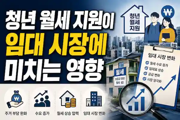 청년 월세 지원이 임대 시장에 미치는 영향, 집주인과 세입 자 모두가 알아야 할 변화 총 정리